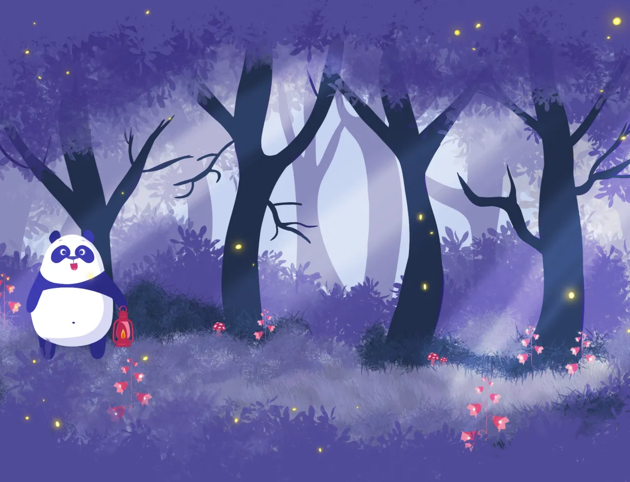 Background foret enchantée