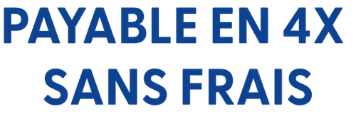 jusqu'à 4 fois sans frais jusqu'à 4 fois sans frais